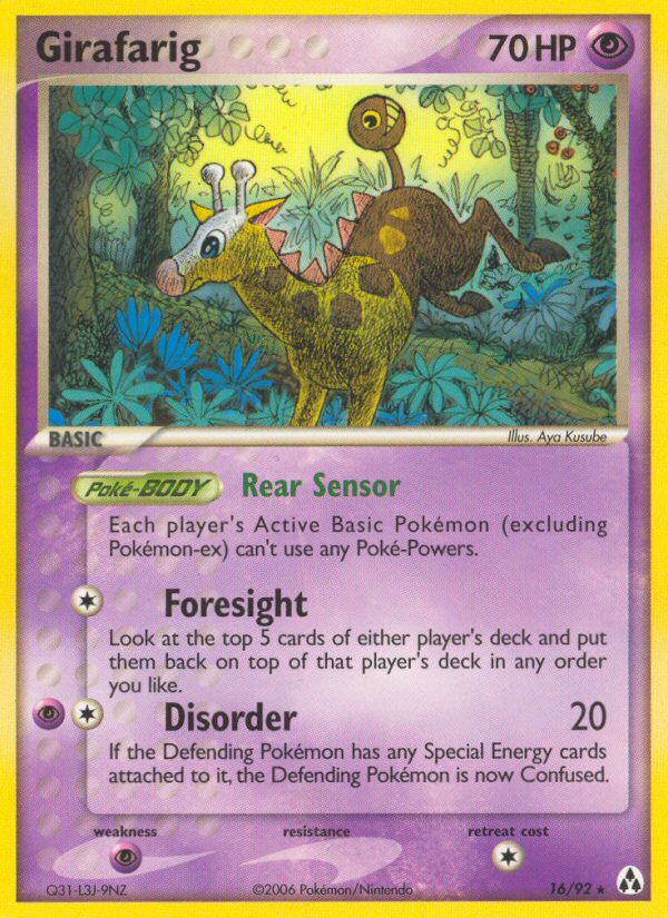 Girafarig - Legend Maker - #16 - Pokemon TCG card