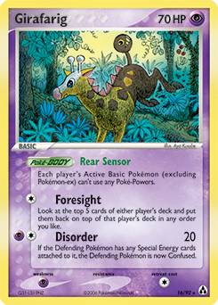 Girafarig #16 Girafarig - Legend Maker - #16 - Pokemon TCG card
