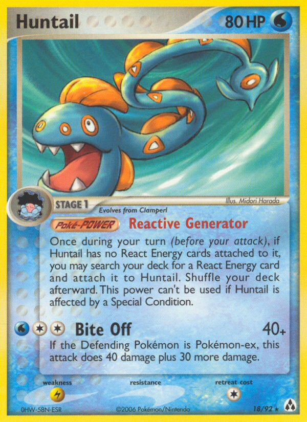 Huntail - Legend Maker - #18 - Pokemon TCG card