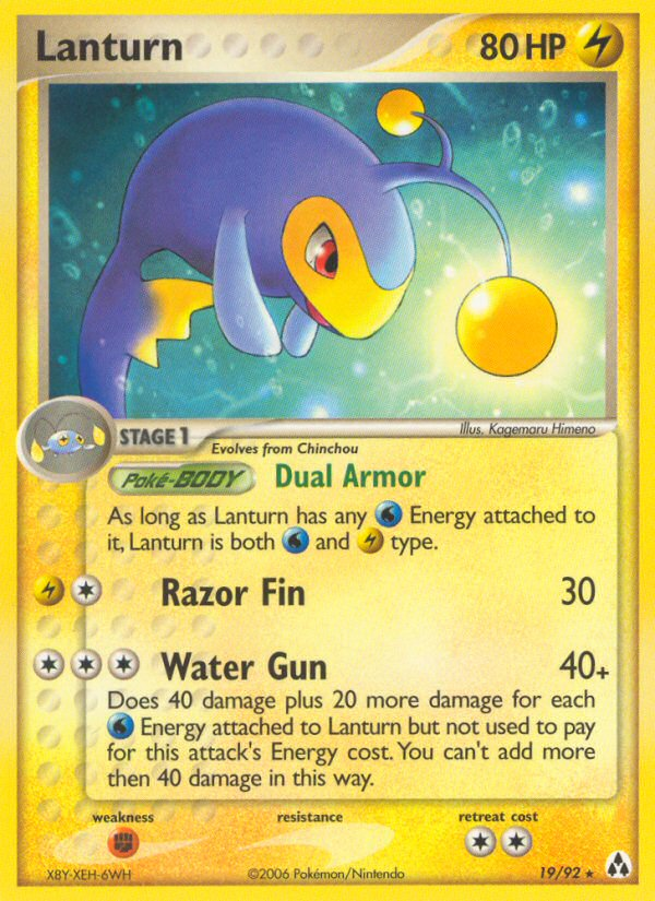 Lanturn - Legend Maker - #19 - Pokemon TCG card