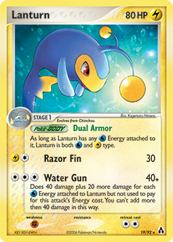 Lanturn - Legend Maker - #19 - Pokemon TCG card