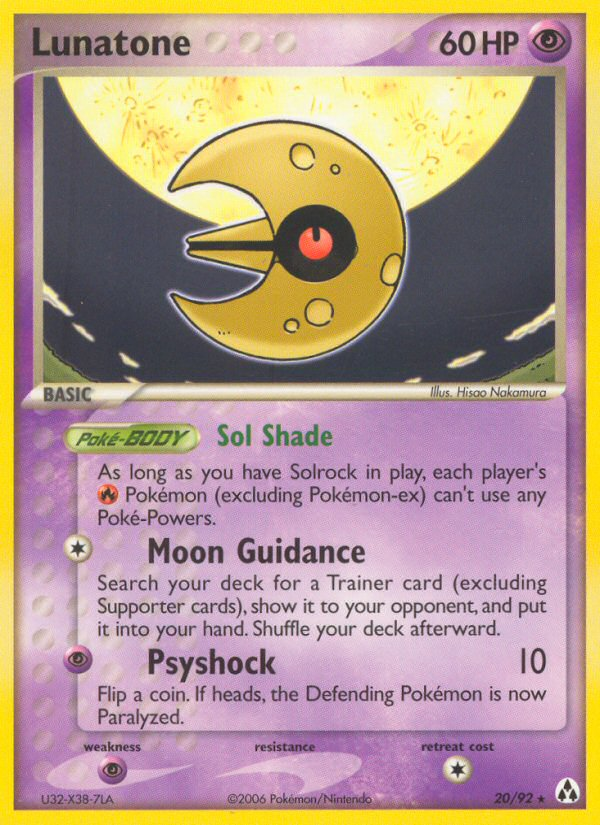 Lunatone - Legend Maker - #20 - Pokemon TCG card