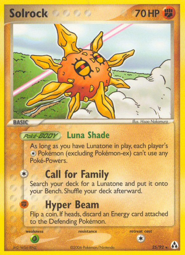 Solrock - Legend Maker - #25 - Pokemon TCG card