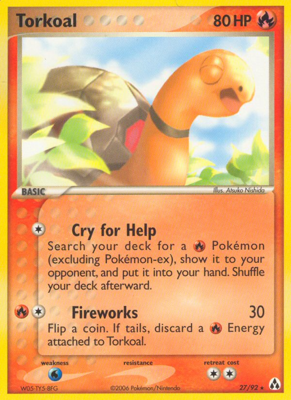 Torkoal - Legend Maker - #27 - Pokemon TCG card
