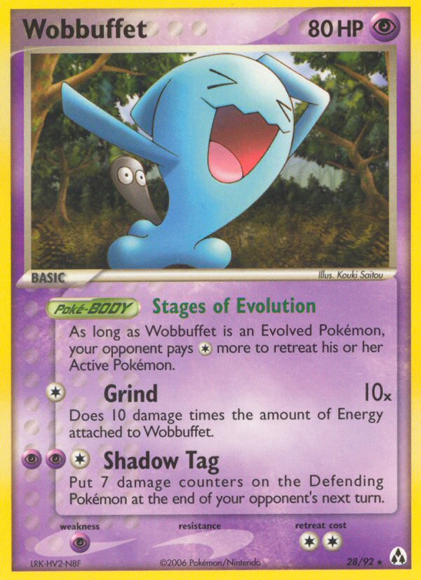 Wobbuffet - Legend Maker - #28 - Pokemon TCG card