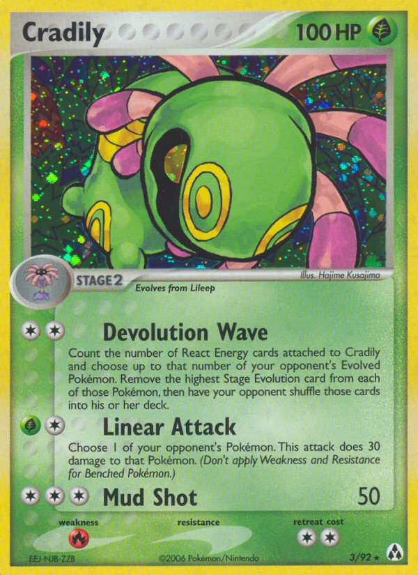 Cradily - Legend Maker - #3 - Pokemon TCG card