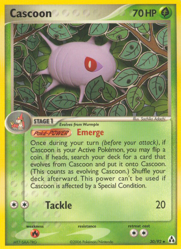 Cascoon - Legend Maker - #30 - Pokemon TCG card