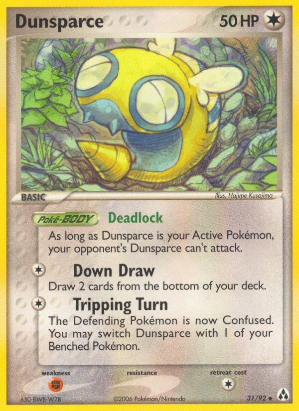 Dunsparce - Legend Maker - #31 - Pokemon TCG card