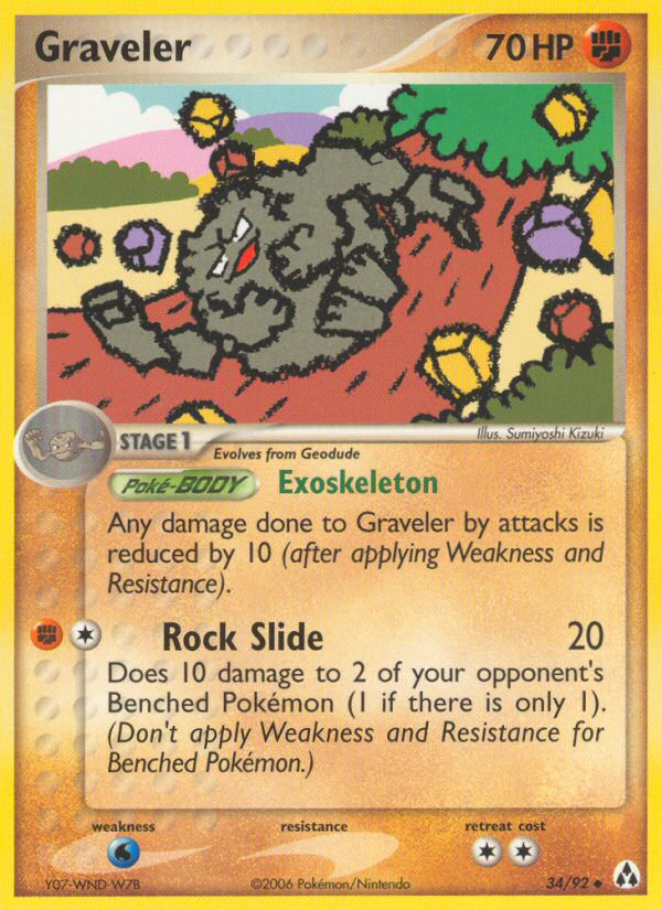 Graveler - Legend Maker - #34 - Pokemon TCG card