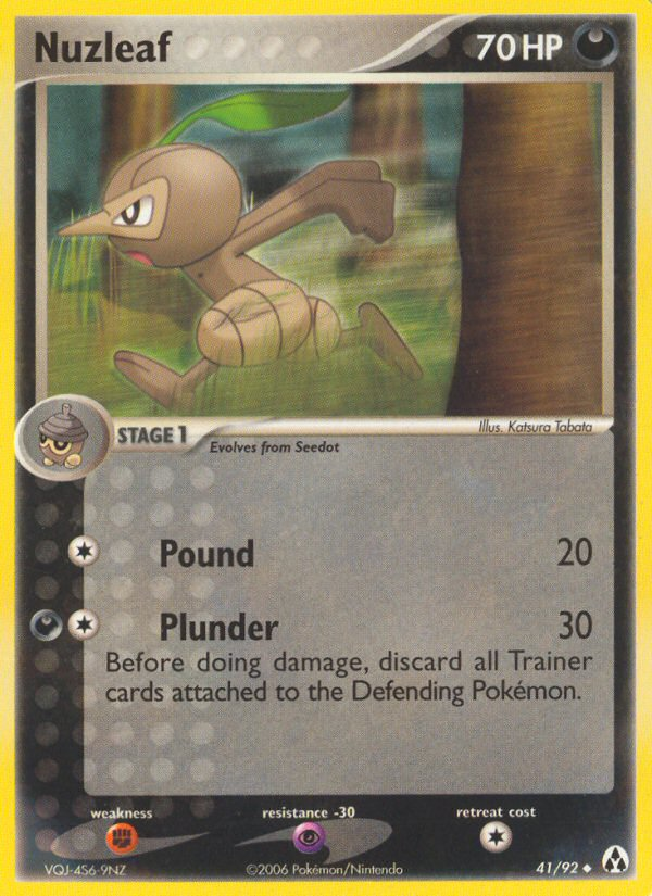 Nuzleaf - Legend Maker - #41 - Pokemon TCG card