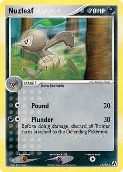 Nuzleaf #41 Nuzleaf - Legend Maker - #41 - Pokemon TCG card