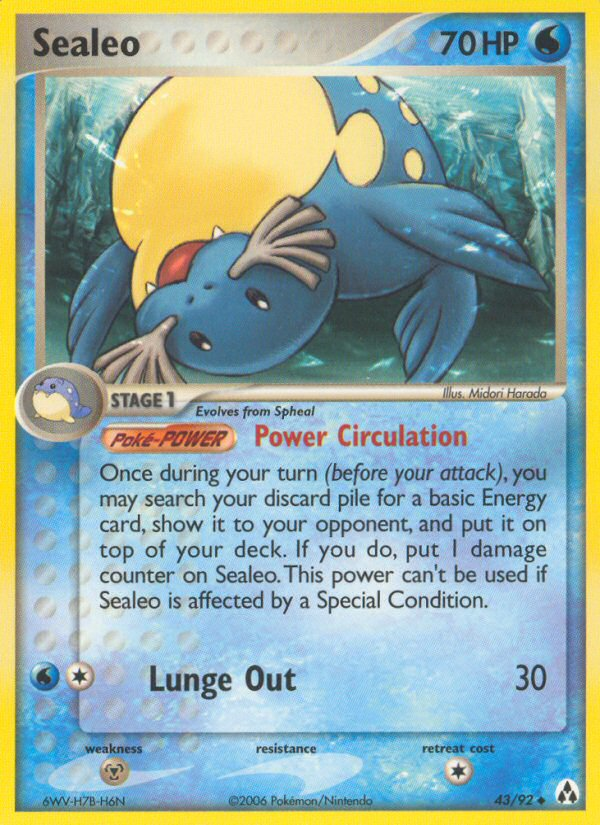 Sealeo - Legend Maker - #43 - Pokemon TCG card