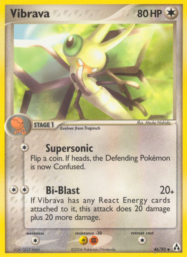 Vibrava - Legend Maker - #46 - Pokemon TCG card