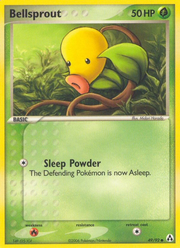 Bellsprout - Legend Maker - #49 - Pokemon TCG card