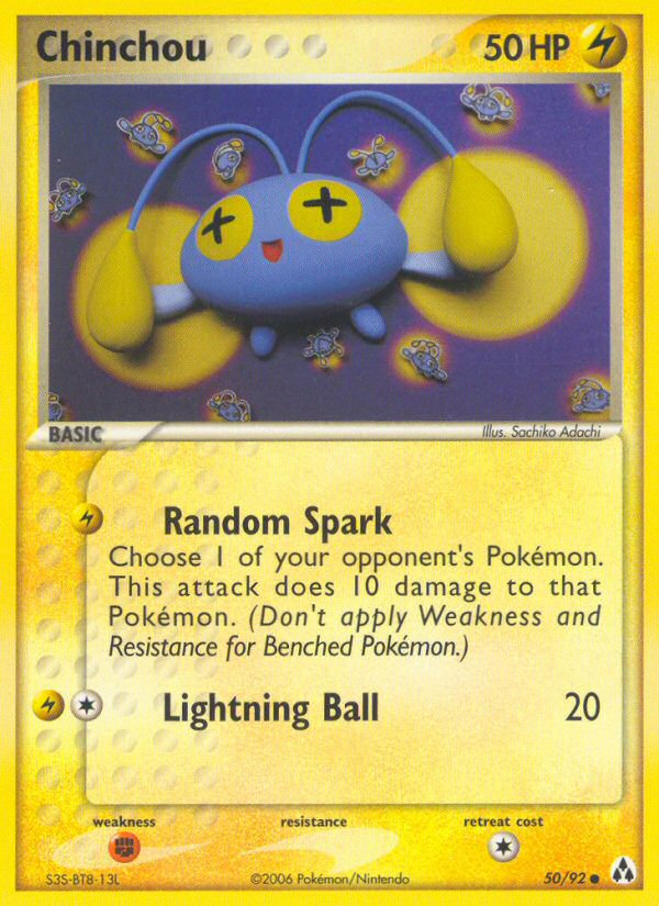 Chinchou - Legend Maker - #50 - Pokemon TCG card