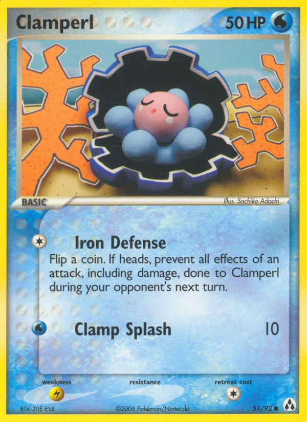 Clamperl - Legend Maker - #51 - Pokemon TCG card