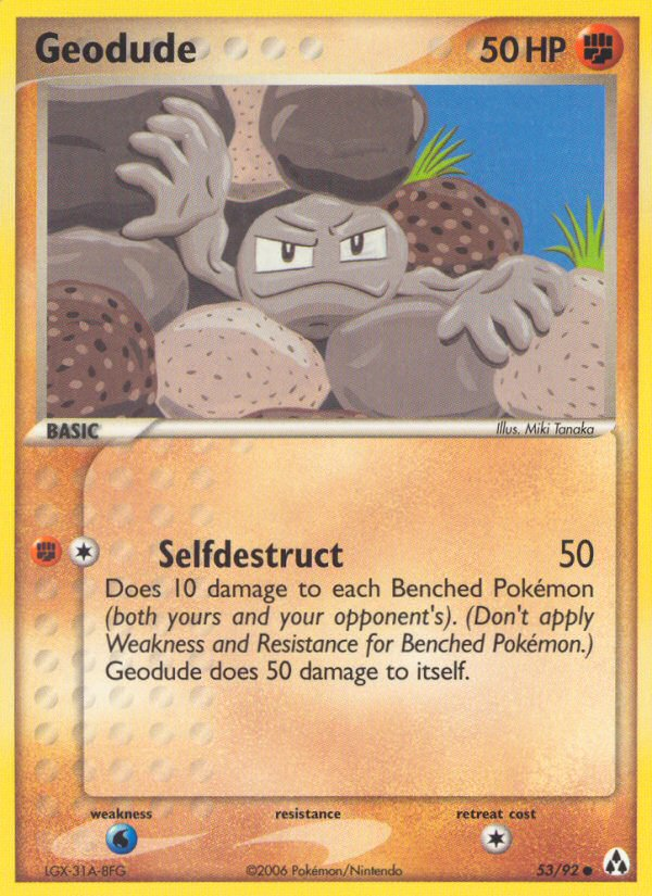 Geodude - Legend Maker - #53 - Pokemon TCG card
