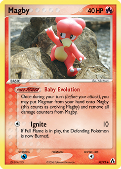 Magby #58 Magby - Legend Maker - #58 - Pokemon TCG card