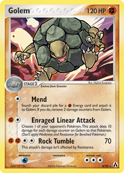 Golem #6 Golem - Legend Maker - #6 - Pokemon TCG card