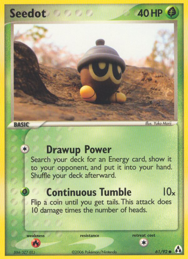 Seedot - Legend Maker - #61 - Pokemon TCG card