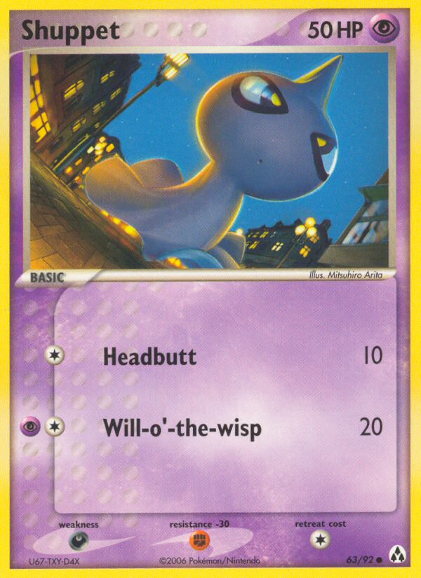 Shuppet - Legend Maker - #63 - Pokemon TCG card