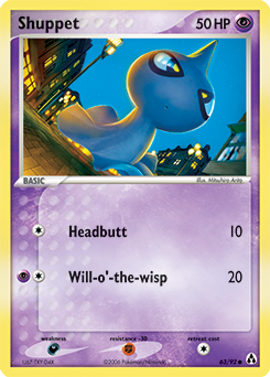 Shuppet - Legend Maker - #63 - Pokemon TCG card