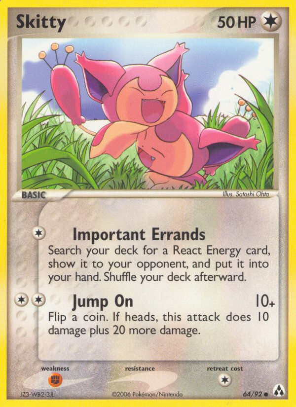 Skitty - Legend Maker - #64 - Pokemon TCG card