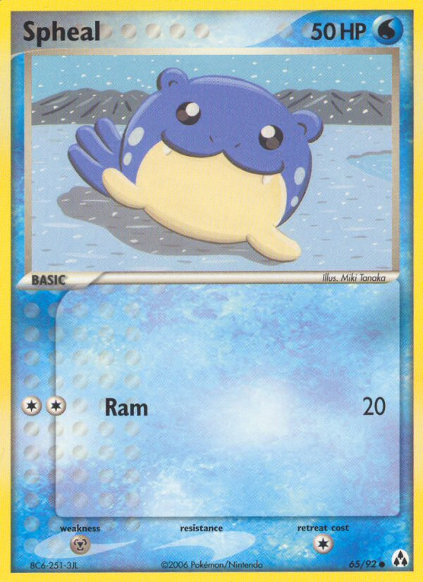 Spheal - Legend Maker - #65 - Pokemon TCG card