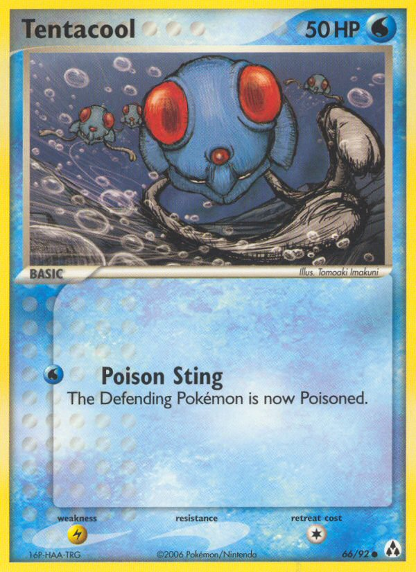Tentacool - Legend Maker - #66 - Pokemon TCG card