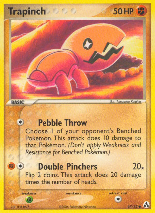 Trapinch - Legend Maker - #67 - Pokemon TCG card