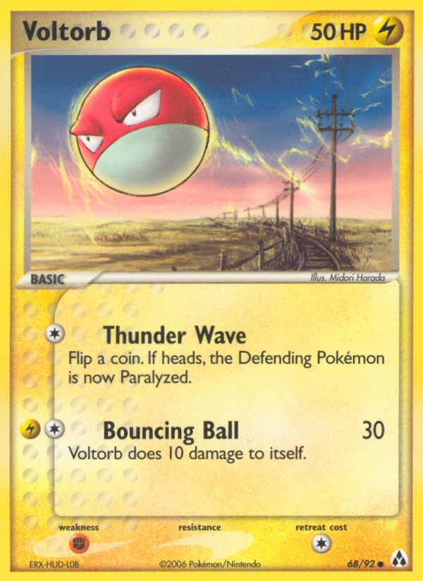 Voltorb - Legend Maker - #68 - Pokemon TCG card