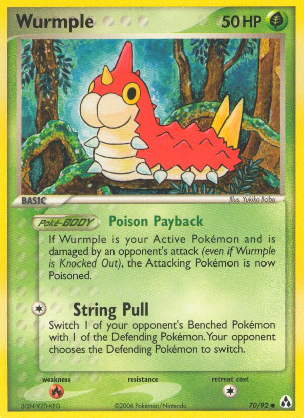 Wurmple - Legend Maker - #70 - Pokemon TCG card