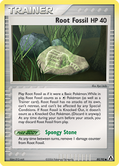 Root Fossil - Legend Maker - #80 - Pokemon TCG card