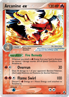Arcanine ex #83 Arcanine ex - Legend Maker - #83 - Pokemon TCG card