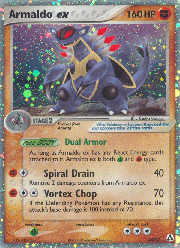 Armaldo ex - Legend Maker - #84 - Pokemon TCG card