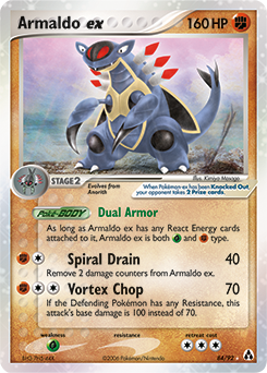 Armaldo ex - Legend Maker - #84 - Pokemon TCG card