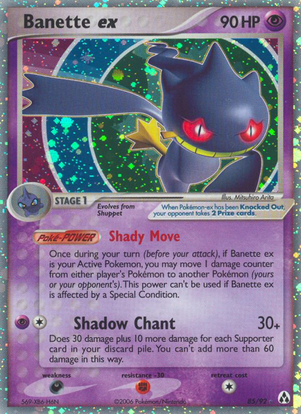Banette ex - Legend Maker - #85 - Pokemon TCG card