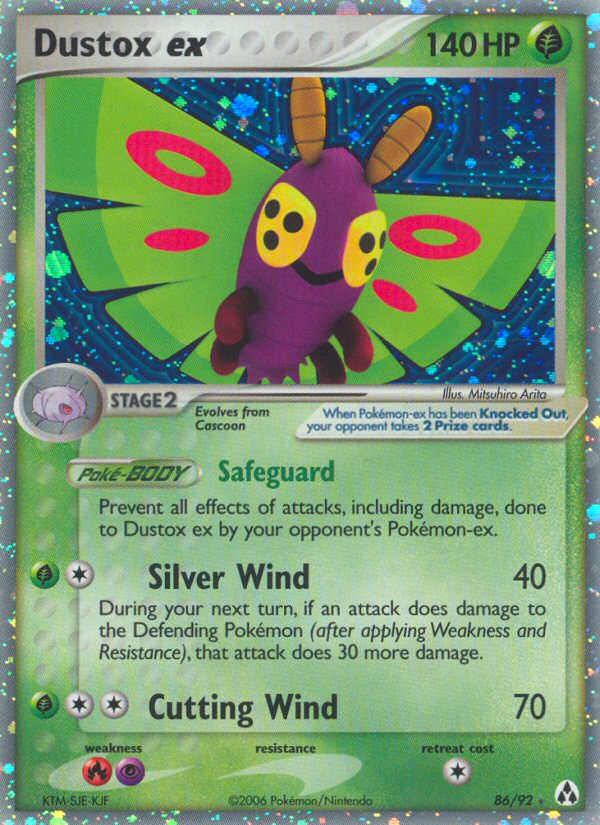 Dustox ex - Legend Maker - #86 - Pokemon TCG card