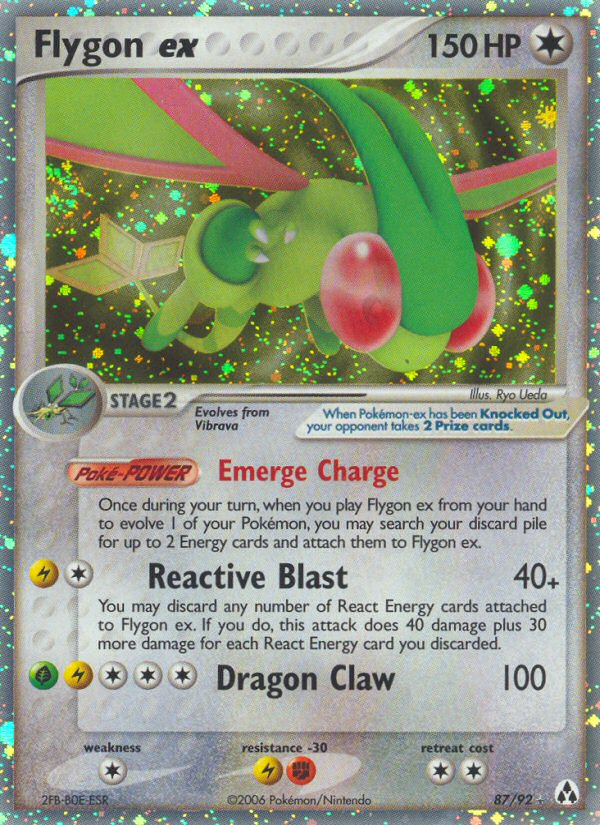 Flygon ex - Legend Maker - #87 - Pokemon TCG card