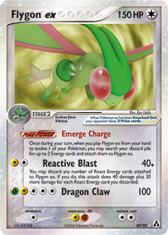 Flygon ex #87 Flygon ex - Legend Maker - #87 - Pokemon TCG card