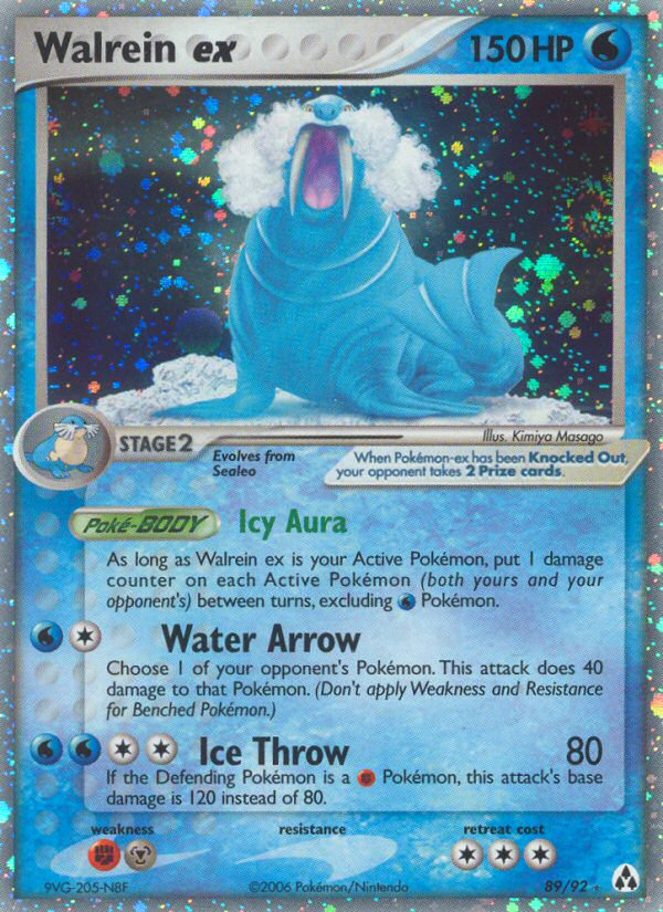 Walrein ex - Legend Maker - #89 - Pokemon TCG card