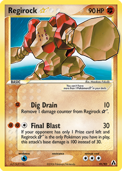 Regirock ★ - Legend Maker - #91 - Pokemon TCG card