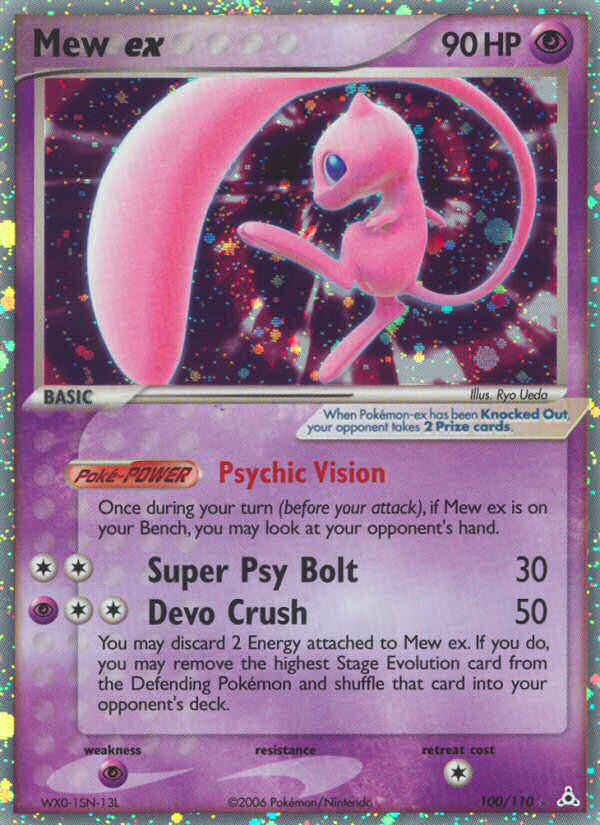 Mew ex - Holon Phantoms - #100 - Pokemon TCG card