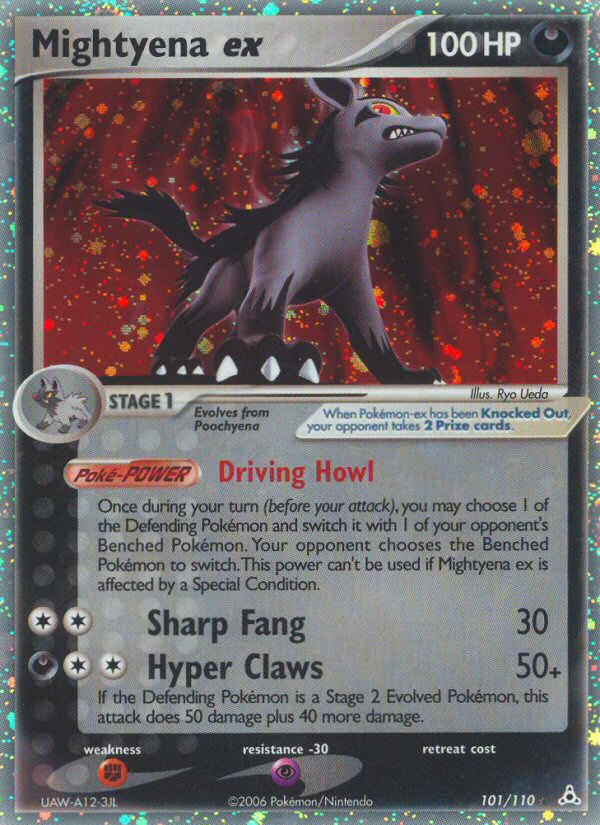 Mightyena ex - Holon Phantoms - #101 - Pokemon TCG card