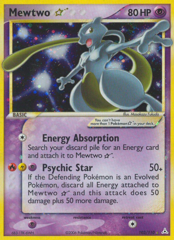 Mewtwo ★ - Holon Phantoms - #103 - Pokemon TCG card