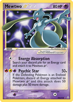 Mewtwo ★ #103 Mewtwo ★ - Holon Phantoms - #103 - Pokemon TCG card