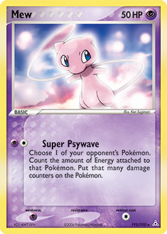 Mew #111 Mew - Holon Phantoms - #111 - Pokemon TCG card