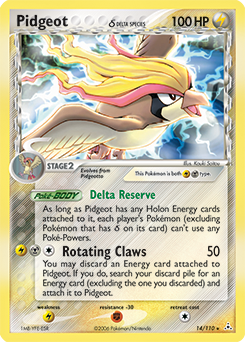Pidgeot δ #14 Pidgeot δ - Holon Phantoms - #14 - Pokemon TCG card