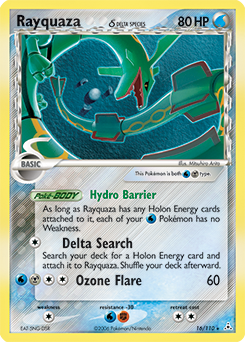 Rayquaza δ #16 Rayquaza δ - Holon Phantoms - #16 - Pokemon TCG card