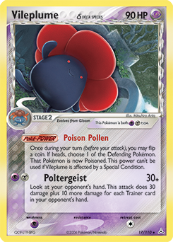 Vileplume δ #17 Vileplume δ - Holon Phantoms - #17 - Pokemon TCG card